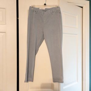 Time and Tru Light Blue Medium Jegging Fitted Capri
